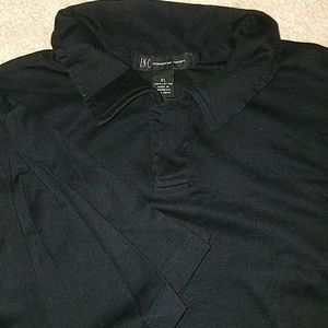 Top polo man 100% cotton  black